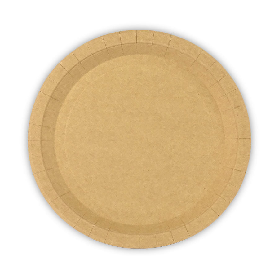 Plato papel kraft antigrasa