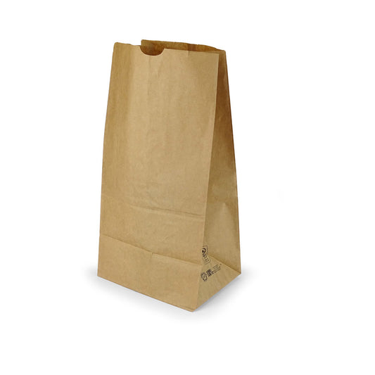 Bolsa papel kraft sin asas