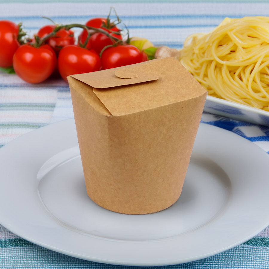 Envase con tapa tipo foldtop 470 ml (500 uds)