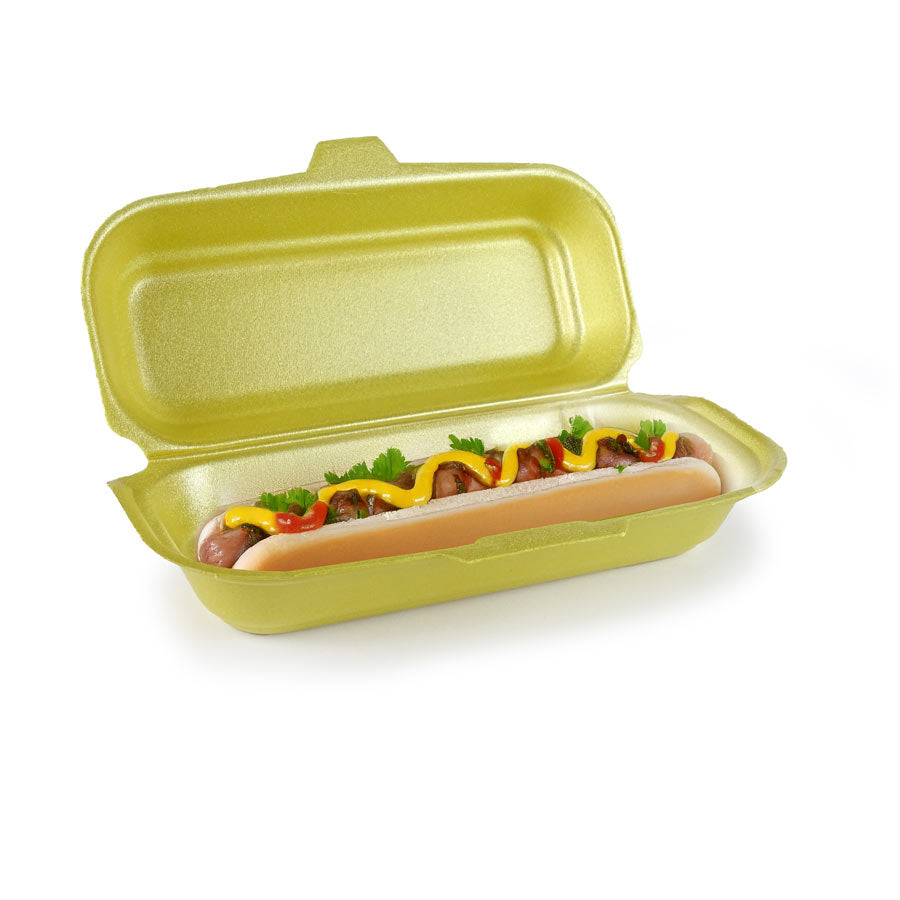 Envase perrito caliente porex