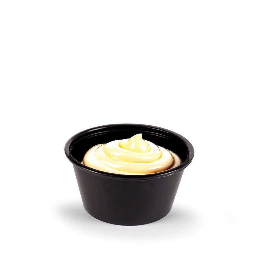 Salseros de polipropileno con tapa PET