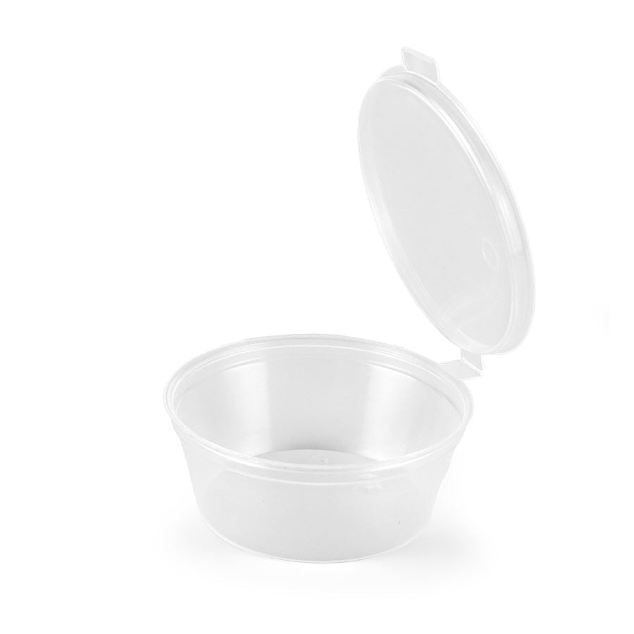 Salsero con tapa bisagra