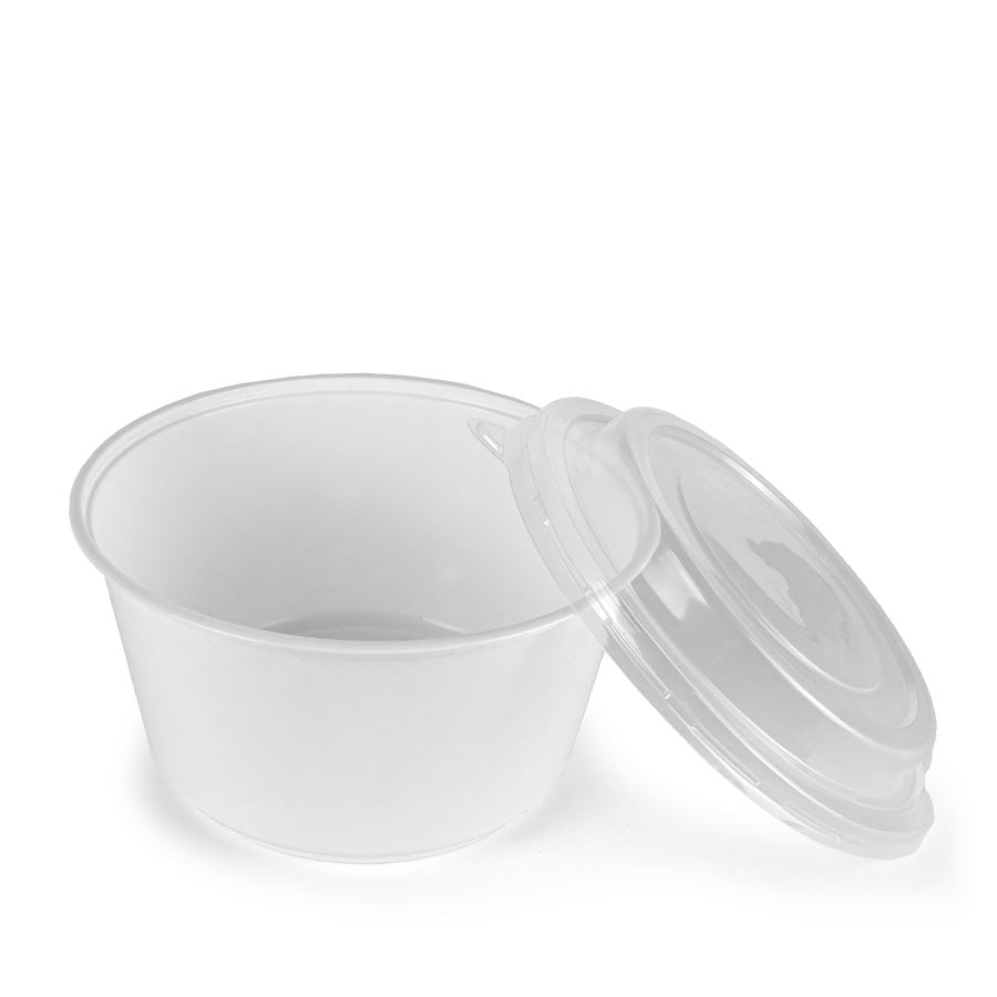 Tarrina redonda PP reutilizable y microondable