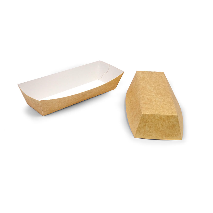Bandeja perrito caliente papel kraft