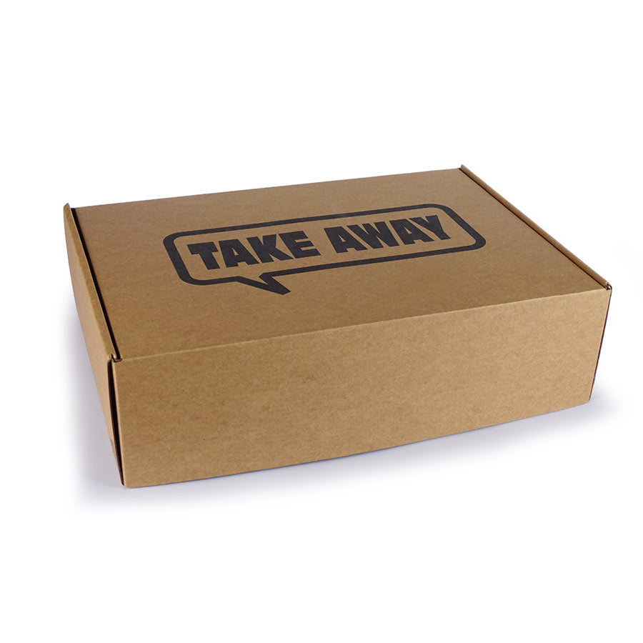 Caja take away ideal para negocios de hostelería - vista lateral | Suminet