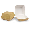 Caja hamburguesa papel kraft