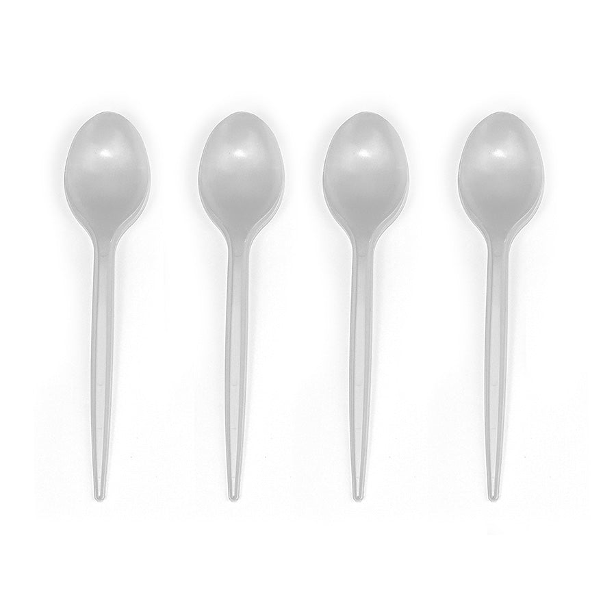 Cubiertos de plastico ideal para negocios de hostelería - apilado | Suminet