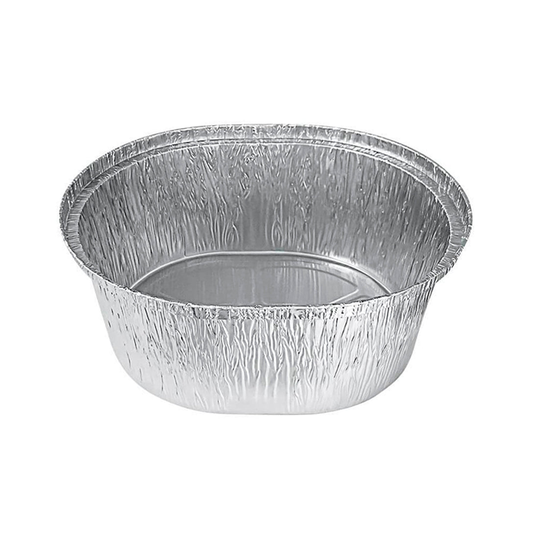 Envase de aluminio ovalado para pollo a la brasa o asado de 1900cc, ideal para catering