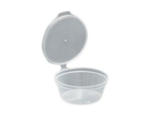 Tarrina para salsa de plástico PP transparente