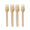 Cubiertos de madera para cafeteria para hosteleria - vista lateral | Suminet