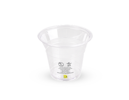 Vaso de Plástico rPET Transparente